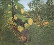 Henri Rousseau Fight Between Tiger and Buffalo Germany oil painting artist